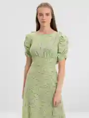 Мятный платье летнее
