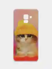 Силиконовый чехол на Samsung Galaxy A8 2018 / Самсунг A8 2018 с рисунком, защита камеры