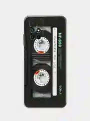 Разноцветный силиконовый чехол на Xiaomi Redmi 10 / Сяоми Редми 10 прозрачный с рисунком, защита камеры
