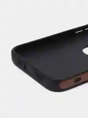Темно-синий чехол для iPhone 14 / 11 / 12 / 13 Pro Max Plus кожаный на айфон про макс