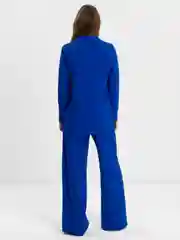 Индиго костюм BLAZER классический, с прямыми брюками, женский