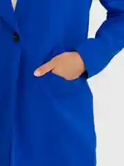 Индиго костюм BLAZER классический, с прямыми брюками, женский