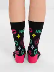 Розовый носки женские