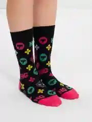Розовый носки женские