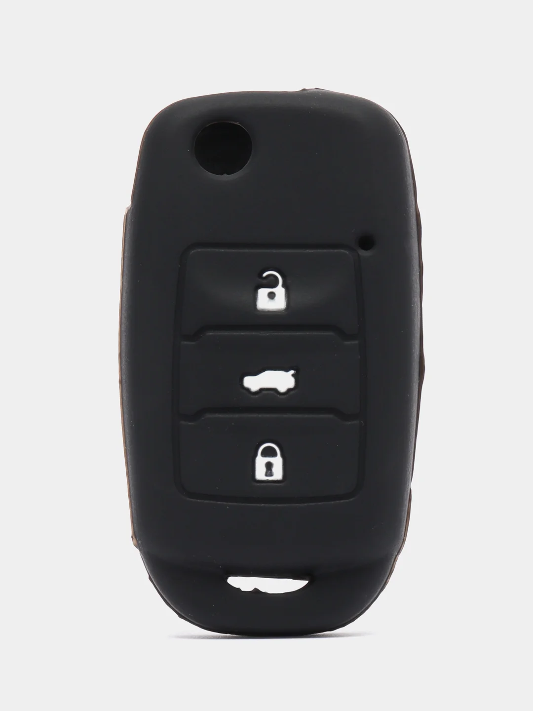 Черный чехол для выкидного ключа Changan Alsvin, CS75FL, CS55, CS35, Eado, силиконовый