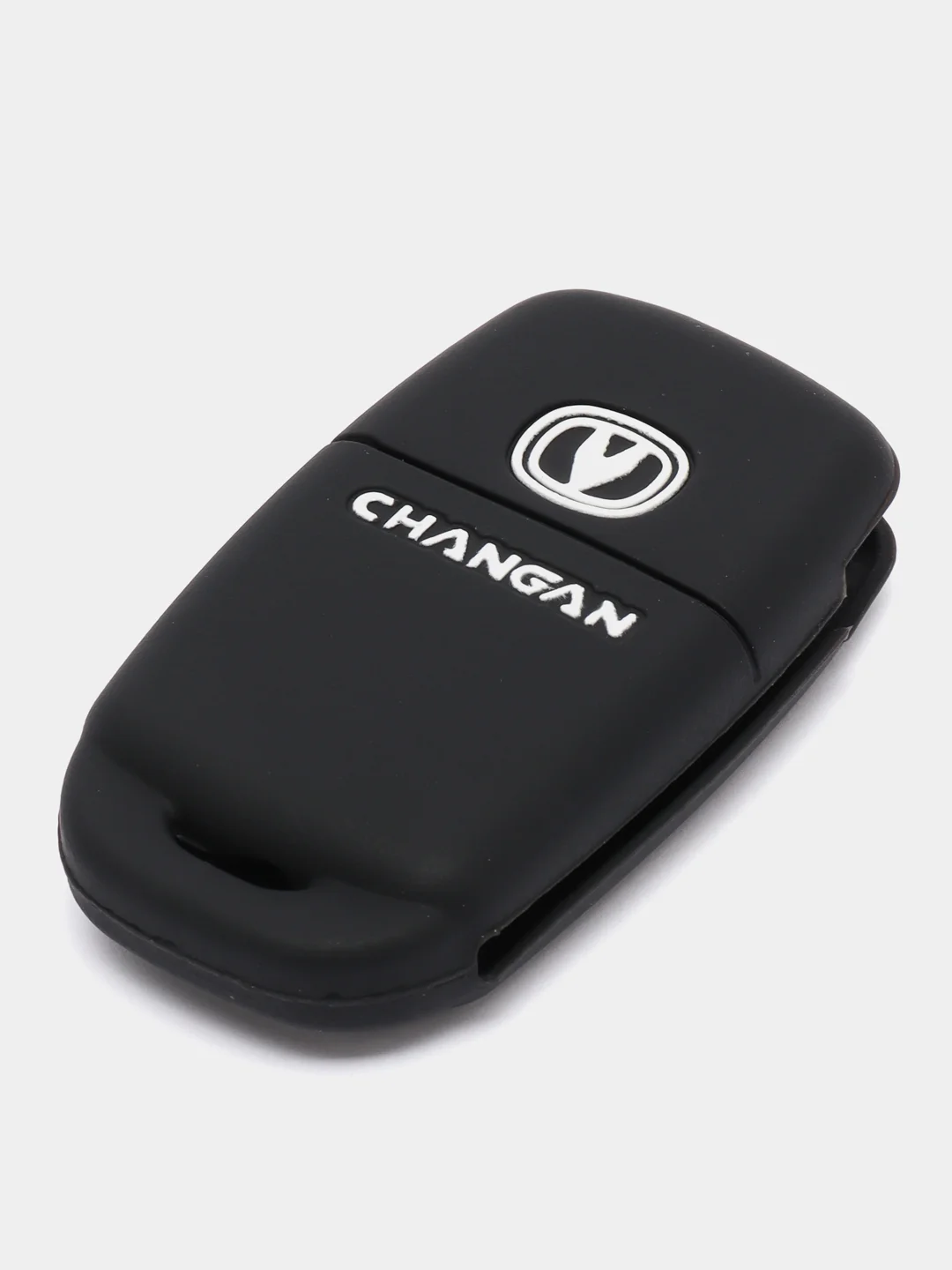 Черный чехол для выкидного ключа Changan Alsvin, CS75FL, CS55, CS35, Eado, силиконовый
