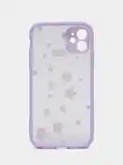 Лавандовый чехол на Айфон (iPhone) 11, XR, 7, 8 Plus, SE, 12, 13, 14, 15 Pro Max, пластиковый