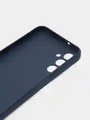 Темно-синий чехол для Samsung Galaxy A14 / Самсунг Галакси А14, силиконовый, матовый