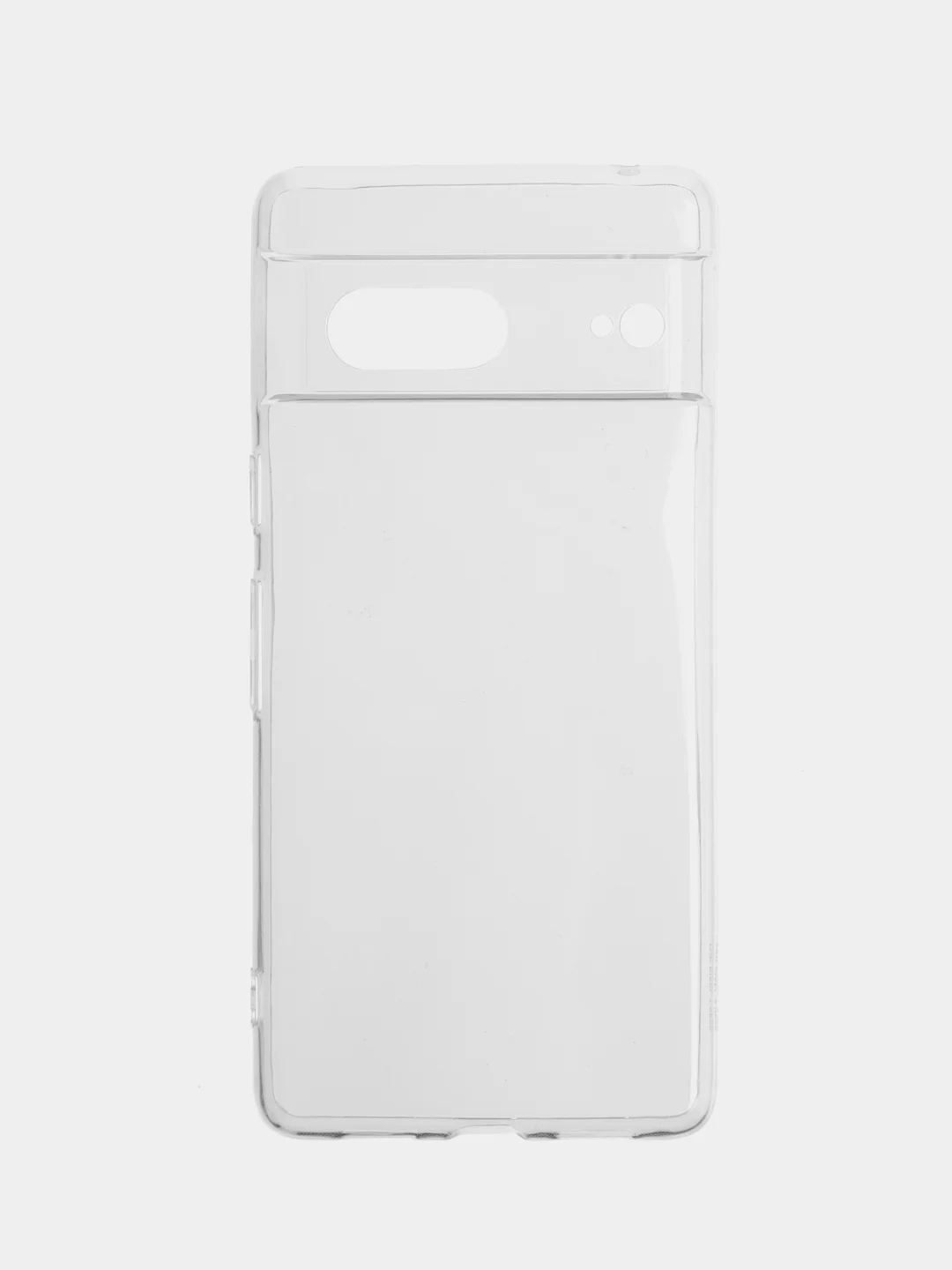 Прозрачный чехол для Google Pixel 7 силиконовый BROSCORP с защитой камер и противоразводной сеткой