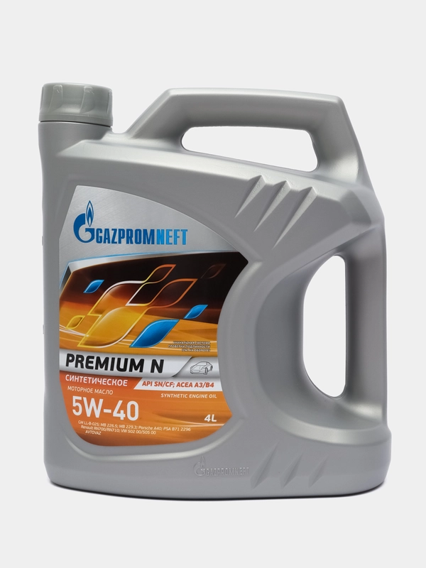 Масло моторное Газпромнефть Premium N 5W-40, синтетика