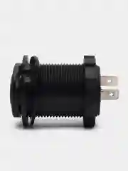 Гнездо прикуривателя дополнительное врезное 12V-24V, красная подсветка