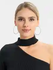 Золотой серьги-кольца бижутерия