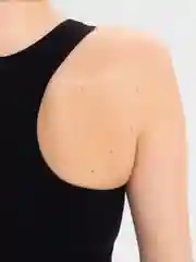 Черный топ спортивный, для фитнеса
