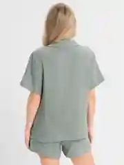 Белый пижама женская с шортами