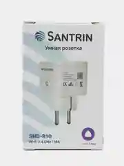 Умная розетка, с Wi-Fi, Tuya Smart, с Яндекс Алисой, 16А, мониторинг потребления, таймер
