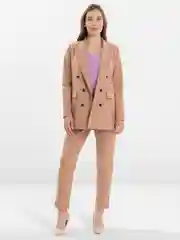 Бежевый костюм классический деловой женский Blazer