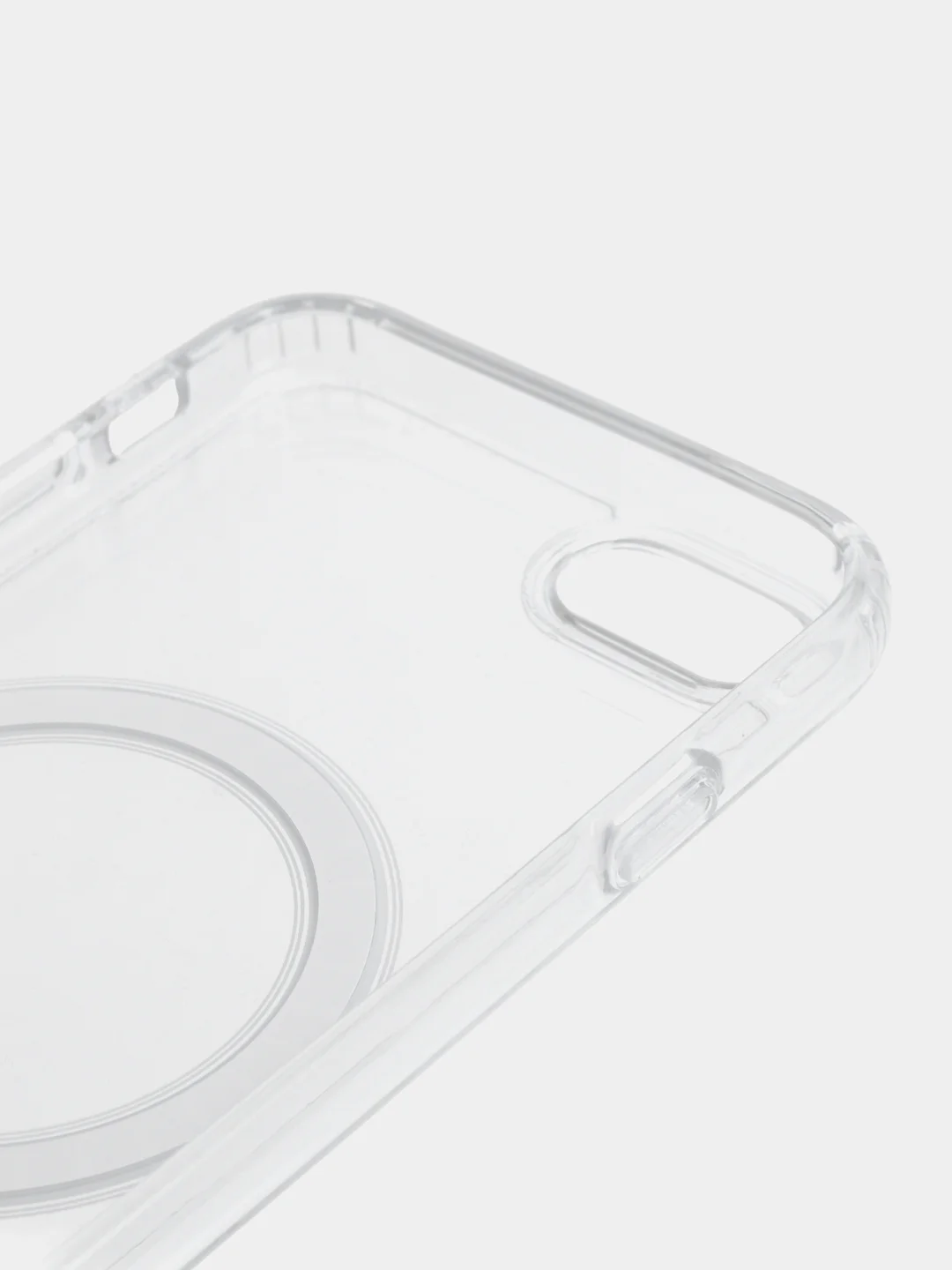 Чехол силиконовый MagSafe (Магсейф) для iPhone 7 8 XR 11 12 13 14 Pro Plus Max прозрачный