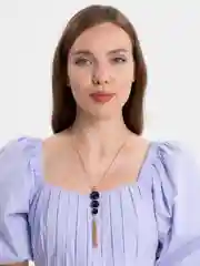 Синий подвеска на шею