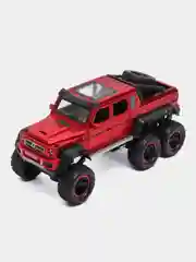 Красный металлическая машинка Che Zhi 1:22 Mercedes G-Class AMG 6х6 CZ122A, 23 см, свет и звук