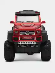 Красный металлическая машинка Che Zhi 1:22 Mercedes G-Class AMG 6х6 CZ122A, 23 см, свет и звук