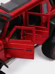 Красный металлическая машинка Che Zhi 1:22 Mercedes G-Class AMG 6х6 CZ122A, 23 см, свет и звук