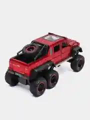 Красный металлическая машинка Che Zhi 1:22 Mercedes G-Class AMG 6х6 CZ122A, 23 см, свет и звук