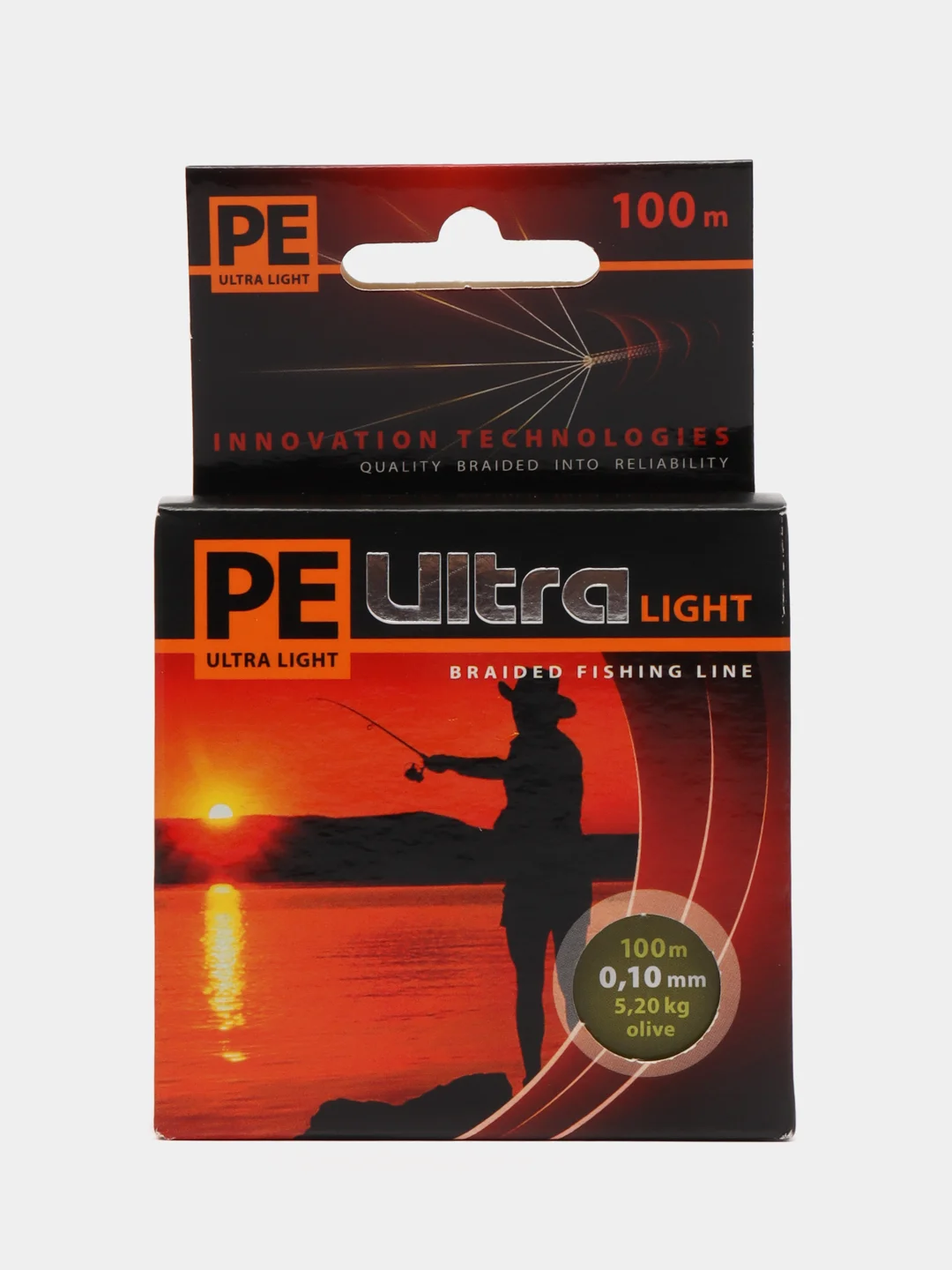 Шнур для рыбалки AQUA PE Ultra Light Olive, плетеный