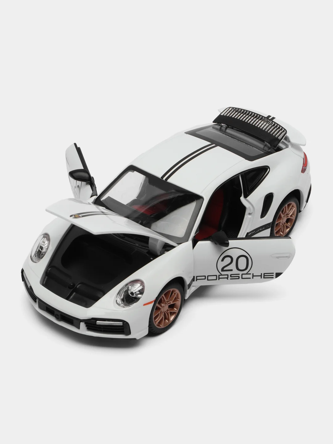 Белый porshe 911 Turbo S 1:24 MiniAuto