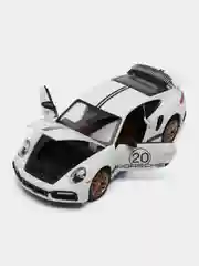 Белый porshe 911 Turbo S 1:24 MiniAuto