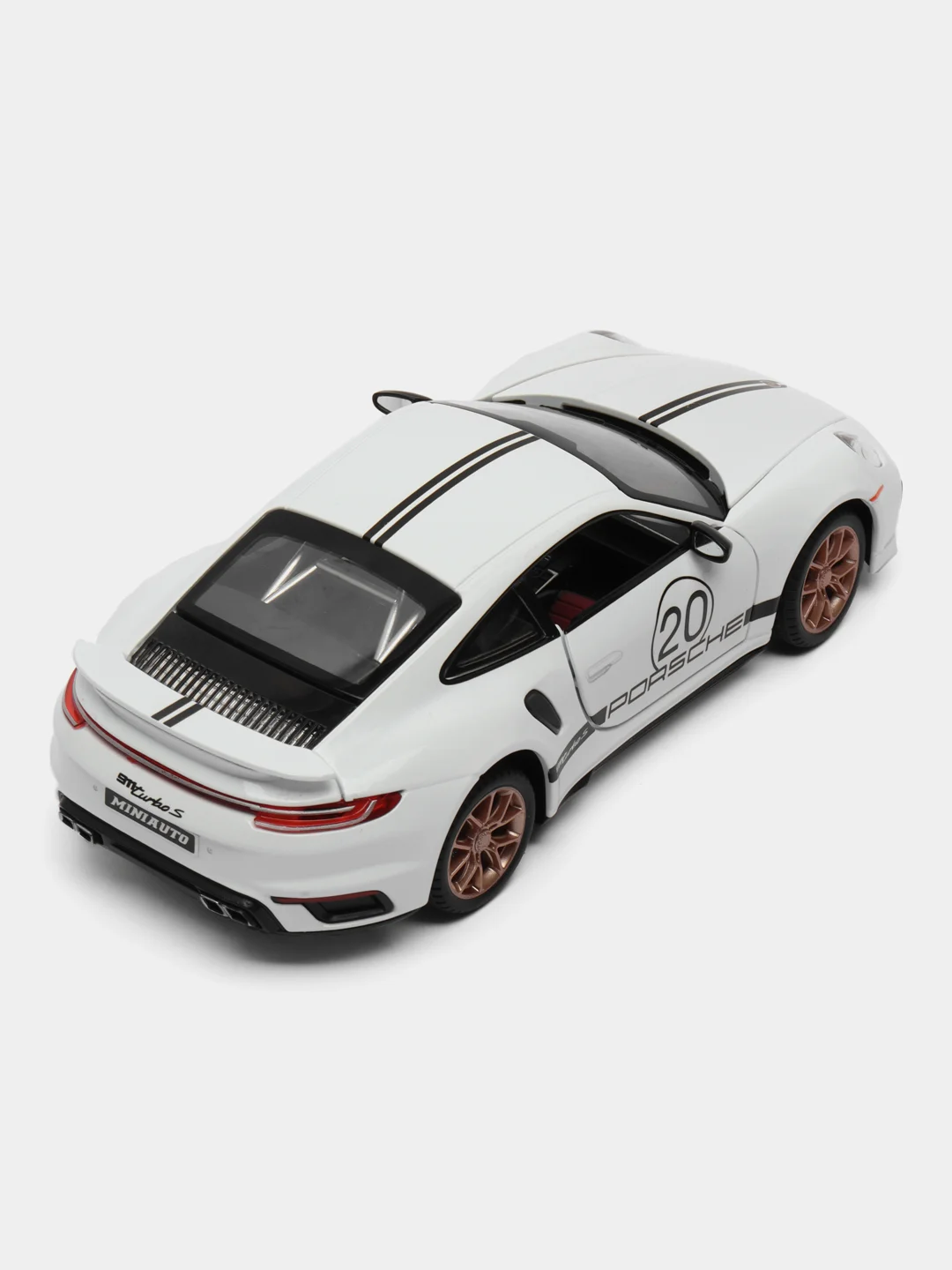 Белый porshe 911 Turbo S 1:24 MiniAuto