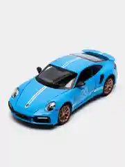 Голубой porshe 911 Turbo S 1:24 MiniAuto