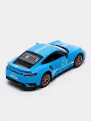 Голубой porshe 911 Turbo S 1:24 MiniAuto
