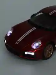 Красный porshe 911 Turbo S 1:24 MiniAuto