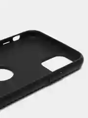 Черный чехол для iPhone 14 / 11 / 12 / 13 Pro Max Plus кожаный на айфон про макс