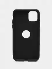 Черный чехол для iPhone 14 / 11 / 12 / 13 Pro Max Plus кожаный на айфон про макс