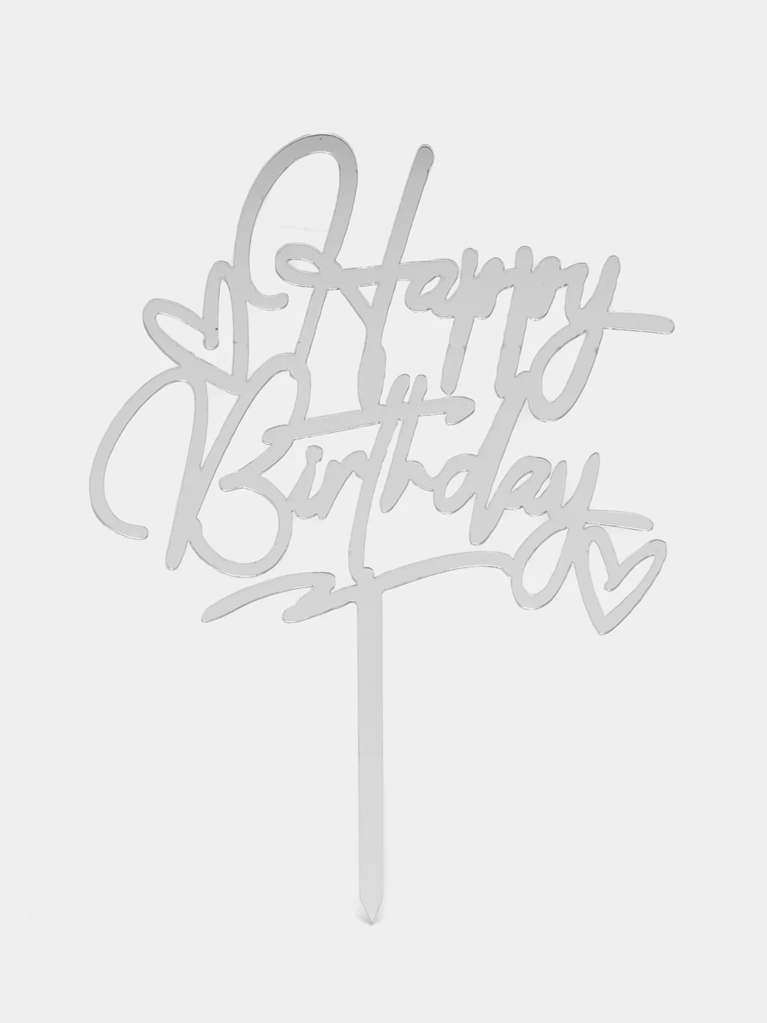 Синий украшение для торта "С днем родждения", топпер "Happy Birthday"