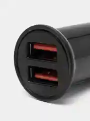 Черный автомобильное зарядное устройство Baseus Circular PlasticA+A30W DualQC3.0