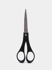 Ножницы BRAUBERG "SRS-100", 180 мм, чёрные, 2-х сторонняя заточка