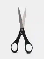 Ножницы BRAUBERG "SRS-100", 180 мм, чёрные, 2-х сторонняя заточка