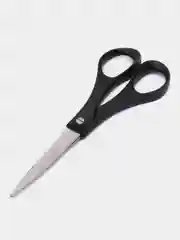 Ножницы BRAUBERG "SRS-100", 180 мм, чёрные, 2-х сторонняя заточка