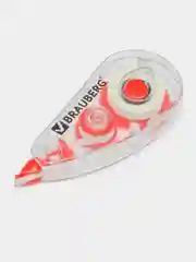 Корректирующая лента BRAUBERG "Red Power", 5 мм х 6 м, в упаковке с европодвесом, 220641