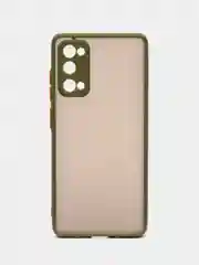 Хаки чехол для Samsung Galaxy S20 FE матовый пластиковый Самсунг Галакси С20ФЕ