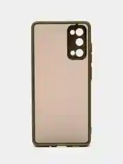 Хаки чехол для Samsung Galaxy S20 FE матовый пластиковый Самсунг Галакси С20ФЕ