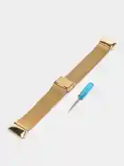 Золотой металлический ремешок для Huawei Band 6 / Honor Band 6