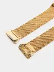 Золотой металлический ремешок для Huawei Band 6 / Honor Band 6