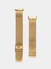 Золотой металлический ремешок для Huawei Band 6 / Honor Band 6