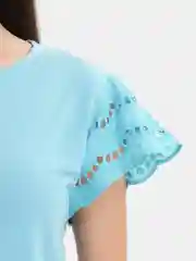 Бирюзовый блузка женская