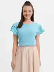 Бирюзовый блузка женская