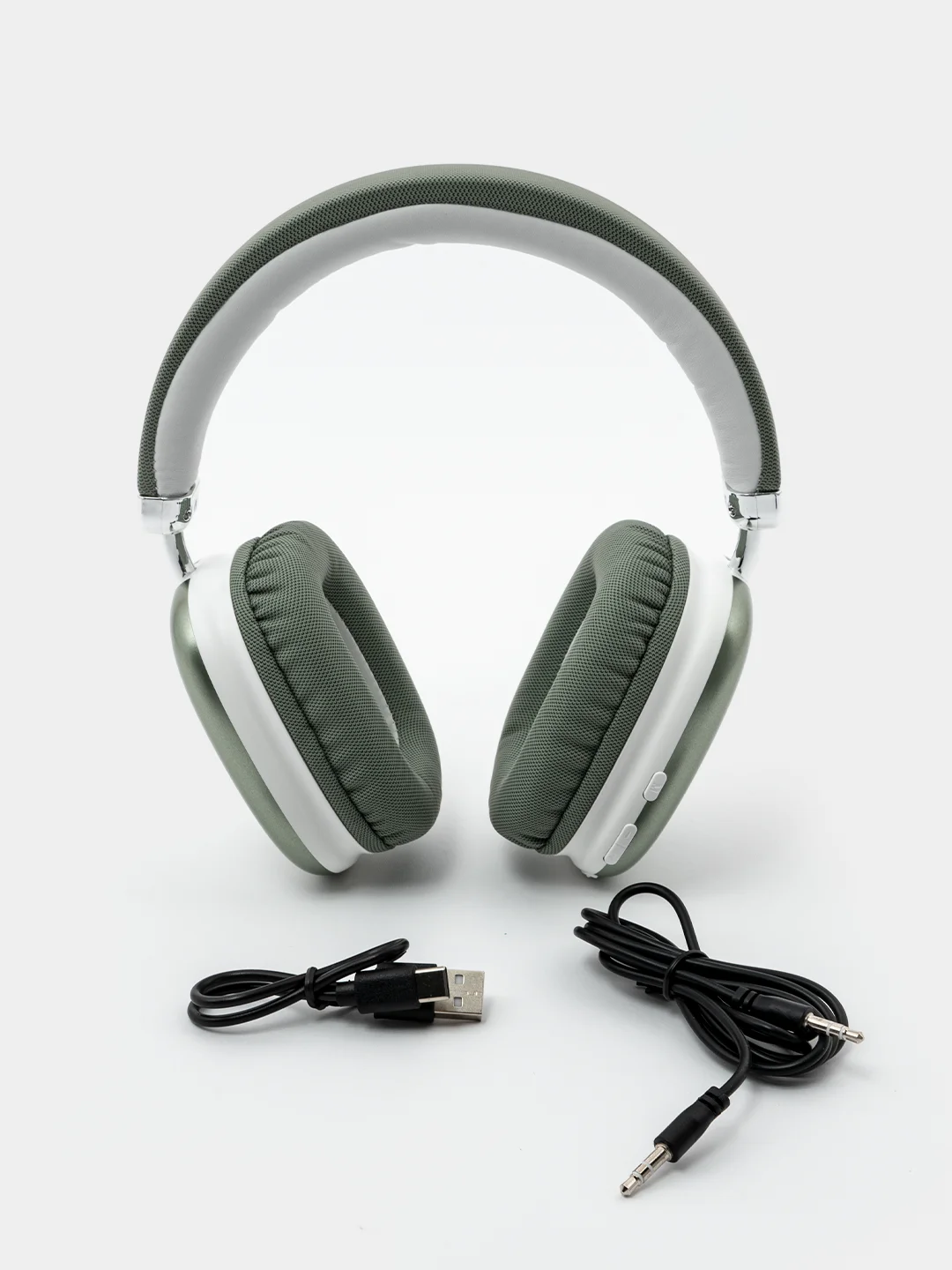 Зеленый наушники беспроводные полноразмерные Miccell VQ-B12