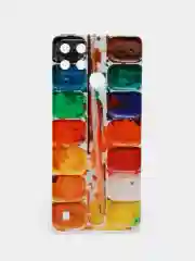 Бронзовый силиконовый чехол на Oppo Realme C21Y/C25Y / Оппо Реалми C21Y/C25Y прозрачный, с рисунком
